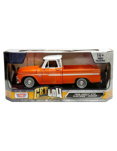 Camioneta Pickup Fleetside Chevy C10 Lowrider 1966 Naranja