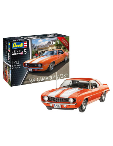 Kit de construcción Revell 07727 Camaro Z/28 1:12 155 piezas