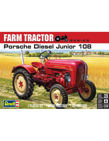 Revell Porsche Diesel Junior 108 1:24 Kit de Modelismo 76 Piezas
