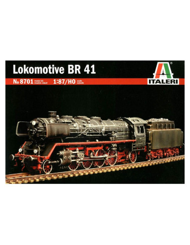Modelo Locomotora Italeri BR41 Escala 1:87 Detallada