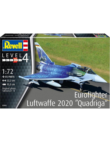 Kit de Modelo Eurofighter Luftwaffe 2020 Revell 1:72 Kit de Modelo Eurofighter Luftwaffe 2020 Revell 1:72