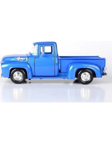 Camión Pickup F-100 1956 Motormax Diecast 1/24 Azul Metálico