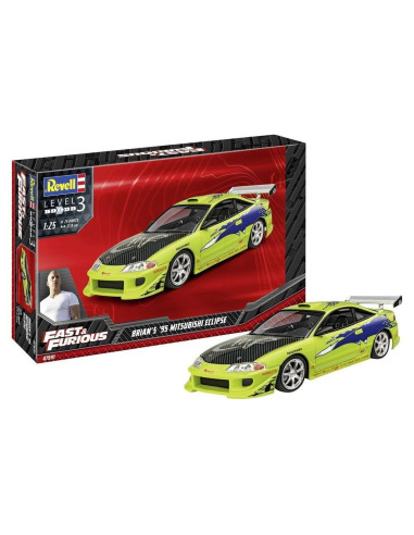 Kit de Modelo Revell Eclipse Mitsubishi 1995 1:25 Detallado