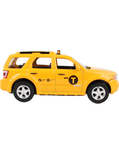 Taxi Daron NYC Die-Cast Ford Escape 1:43 Amarillo Negro