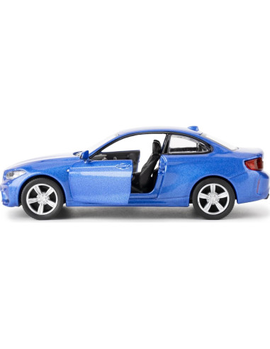 Coche de Juguete BMW M2 RMZ City Azul 1:36 Metal a Resorte