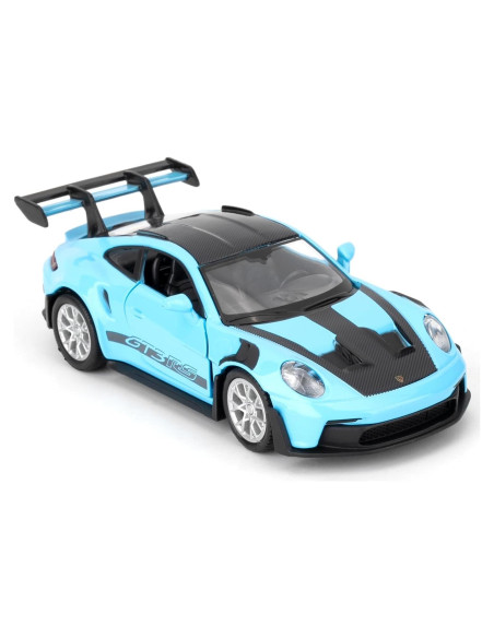 Coche a Escala 1:36 RMZ City 911 GT3 RS Azul Retroceso Coche a Escala 1:36 RMZ City 911 GT3 RS Azul Retroceso