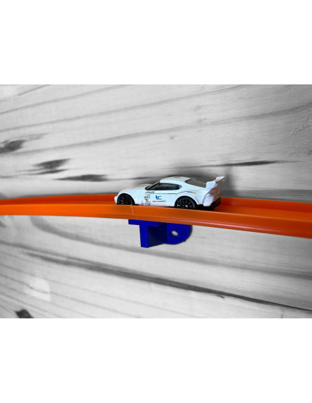 Paquete de 4 Soportes de Pared Hot Wheels Naranja 1/64 Paquete de 4 Soportes de Pared Hot Wheels Naranja 1/64