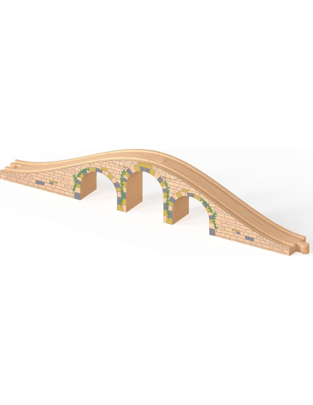 Puente Viaducto de 6 Arcos de Madera ORBRIUM para Trenes Puente Viaducto de 6 Arcos de Madera ORBRIUM para Trenes