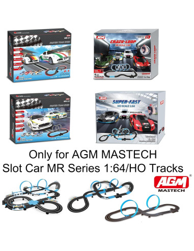 Set de Extensión AGM MASTECH 8 Pistas Rectas para Slot 1:64