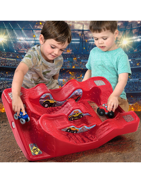 Mesa de Juego Pista de Carreras Simplay3 con 2 Camiones Mesa de Juego Pista de Carreras Simplay3 con 2 Camiones