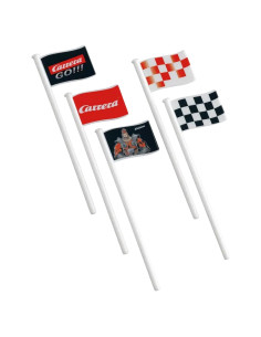 Banderas Carrera GO Digital 143 - 10 Unidades Decorativas