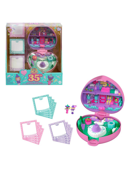 Muñecas Polly Pocket 35 Aniversario Compacto Fiesta Mattel Muñecas Polly Pocket 35 Aniversario Compacto Fiesta Mattel