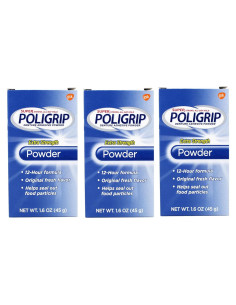 Polvo Adhesivo para Dentaduras Super POLIGRIP Extra Fuerte 45 g
