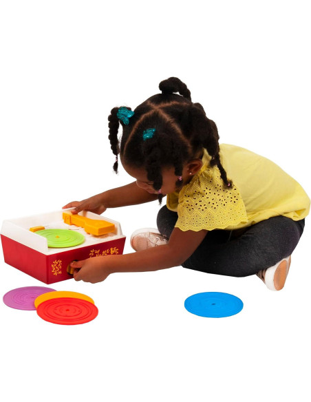Tocadiscos Fisher Price Change-A-Record - Juguete Retro 18+ meses Tocadiscos Fisher Price Change-A-Record - Juguete Retro 18+ meses