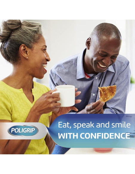 Poligrip Crema Adhesiva para Dentaduras Sabor Libre 40g Poligrip Crema Adhesiva para Dentaduras Sabor Libre 40g
