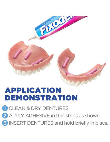 Fixodent Crema Adhesiva para Dentaduras 68g - Paquete de 2