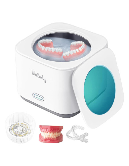 Limpiadora de Dentaduras Wolady 200ml Ultrasonido 43000Hz Limpiadora de Dentaduras Wolady 200ml Ultrasonido 43000Hz