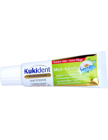 Crema Adhesiva para Dentaduras Kukident Extra Fuerte 40g