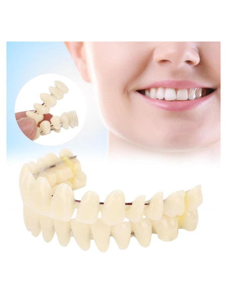 Dientes Postizos de Resina ZJchao 280pcs Boca Completa Dientes Postizos de Resina ZJchao 280pcs Boca Completa