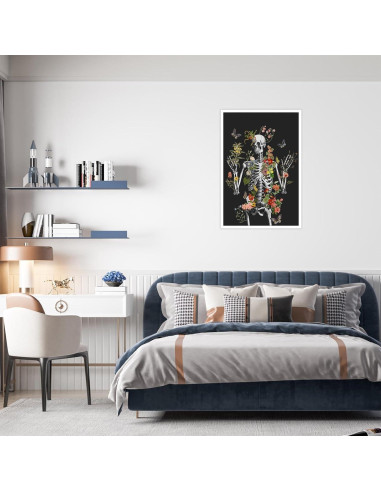 Póster Esquelético Anatomía 40.64x60.96cm Sin Marco