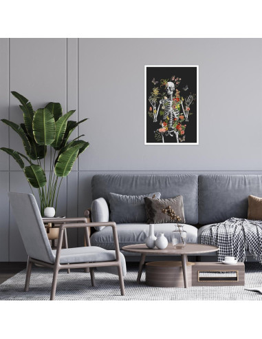 Póster Esquelético Anatomía 40.64x60.96cm Sin Marco