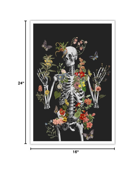 Póster Esquelético Anatomía 40.64x60.96cm Sin Marco Póster Esquelético Anatomía 40.64x60.96cm Sin Marco