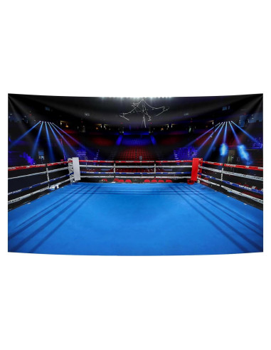 Fondo de Fotografía de Boxeo 210x150cm Update para Fiestas