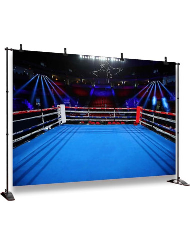 Fondo de Fotografía de Boxeo 210x150cm Update para Fiestas