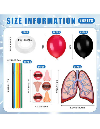 Modelo de Pulmón Educativo Libima 24 Juegos Ciencia 6+