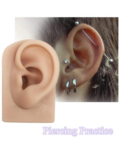 Modelo de Oreja de Silicona Suave Hipifans - 2 Pcs Realista