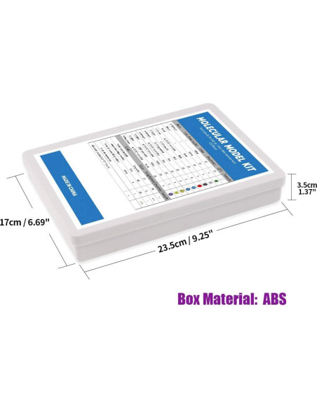 Kit de Modelo Molecular Swpeet 125 Piezas para Química Kit de Modelo Molecular Swpeet 125 Piezas para Química
