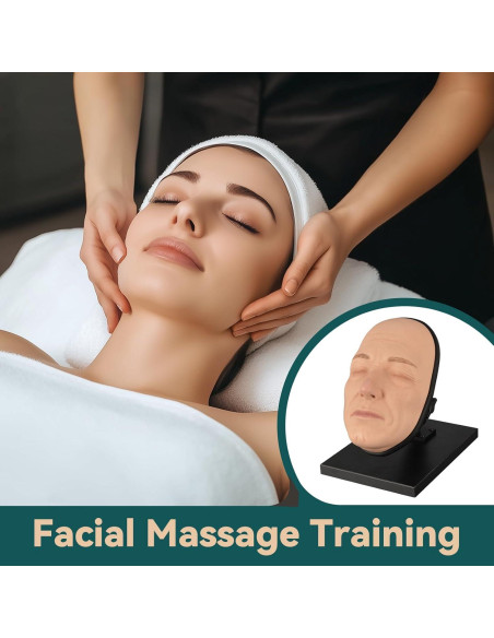 Maniquí de Silicona para Inyección Facial Femenina 1:1 Maniquí de Silicona para Inyección Facial Femenina 1:1