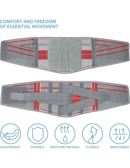 Faja de Soporte Lumbar ORTONYX M/L - Alivio Dolor Espalda Baja Faja de Soporte Lumbar ORTONYX M/L - Alivio Dolor Espalda Baja