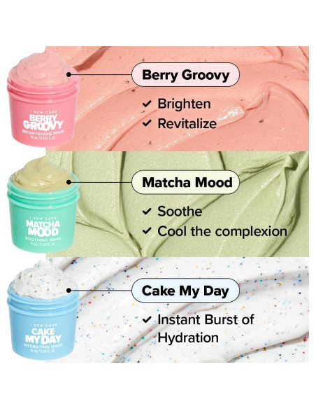 Set de Mascarillas Faciales I DEW CARE - 3 Mini Cucharas 10g Set de Mascarillas Faciales I DEW CARE - 3 Mini Cucharas 10g