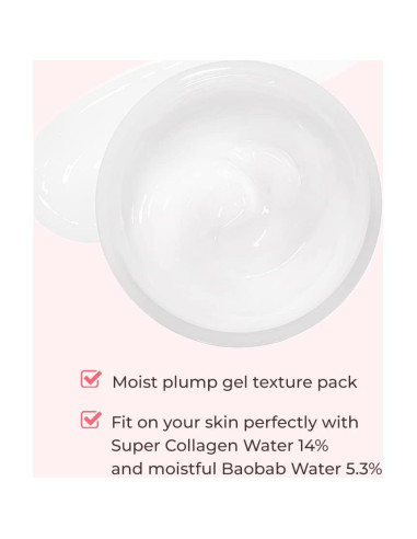 Mascarilla Hidratante Nocturna ETUDE Moistfull Collagen 100ml