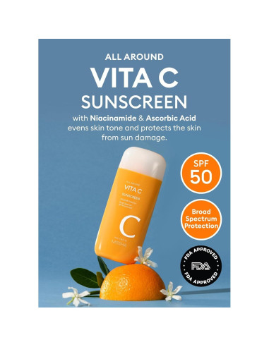 MISSHA Protector Solar Vita C SPF 50 - 69.9 ml, Ligero y No Pegajoso