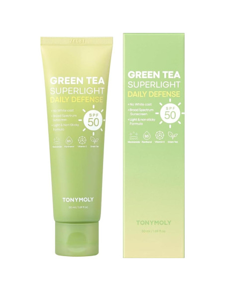 Protector Solar TONYMOLY Té Verde SPF 50 50ml - No Graso Protector Solar TONYMOLY Té Verde SPF 50 50ml - No Graso