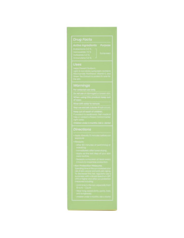 Protector Solar TONYMOLY Té Verde SPF 50 50ml - No Graso