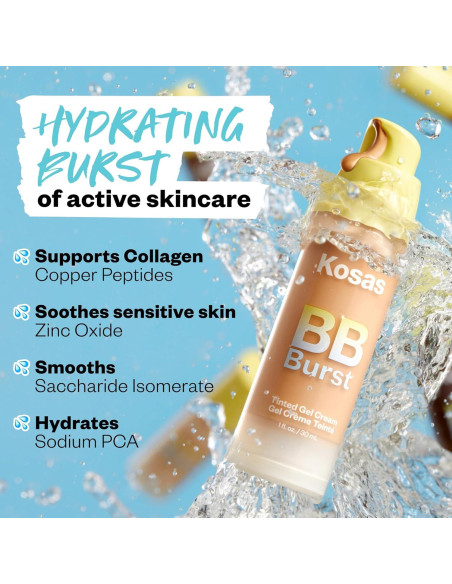 Crema Gel Tinte Kosas BB Burst 30 ML - Bronceado Medio Cálido 25 Crema Gel Tinte Kosas BB Burst 30 ML - Bronceado Medio Cálido 25