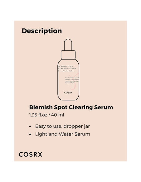 Suero COSRX AC Collection 40ml - Centella y Niacinamida Suero COSRX AC Collection 40ml - Centella y Niacinamida
