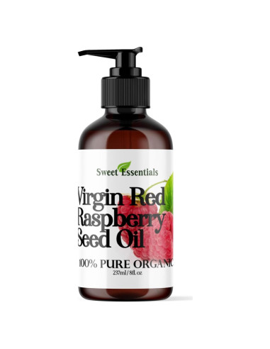 Aceite de Semilla de Frambuesa Roja Orgánico 240ml Esenciales Dulces