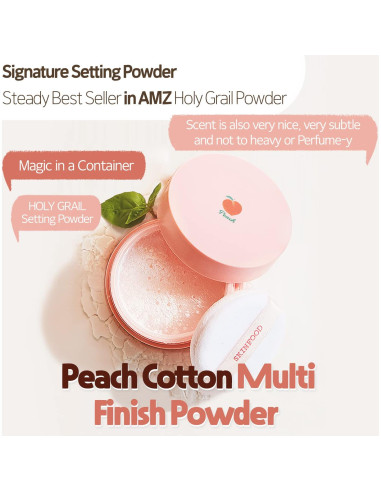Polvo Fijador SKINFOOD Durazno 5g - Control de Sebo
