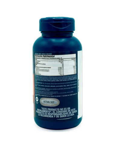 Suplemento Aceite de Pescado GNC Plus CoQ10 1000mg Omega 3