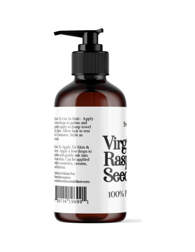 Aceite de Semilla de Frambuesa Roja Orgánico 240ml Esenciales Dulces
