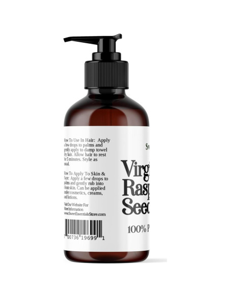 Aceite de Semilla de Frambuesa Roja Orgánico 240ml Esenciales Dulces Aceite de Semilla de Frambuesa Roja Orgánico 240ml Esenciales Dulces