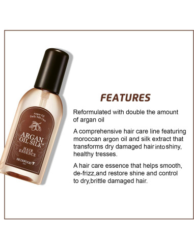 Aceite de Argán Skinfood 100 mL - Hidratante para Cabello y Piel
