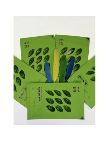 Mascarillas Faciales Holika Holika Green Tea 10 Piezas 20ml
