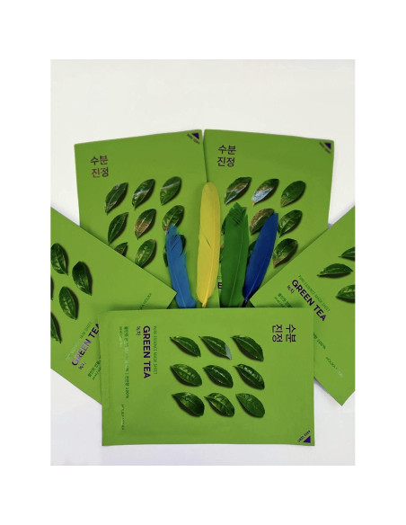 Mascarillas Faciales Holika Holika Green Tea 10 Piezas 20ml Mascarillas Faciales Holika Holika Green Tea 10 Piezas 20ml