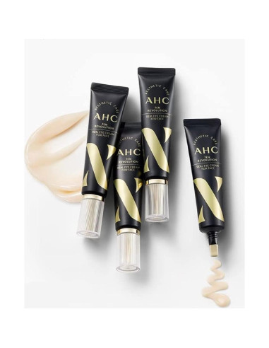 Crema Real para Ojos AHC 30ml x 4 - Hidratante y Antiarrugas