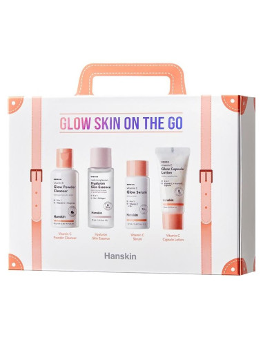 Kit de Viaje Hanskin Glow Skin - Cuidado Facial Hidratante